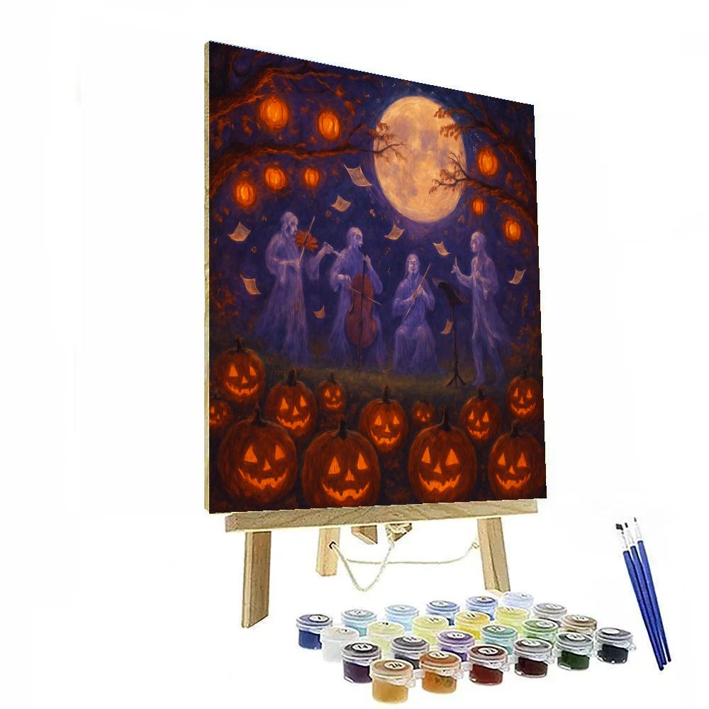 Midnight Orchard Opera Numbered painting kits