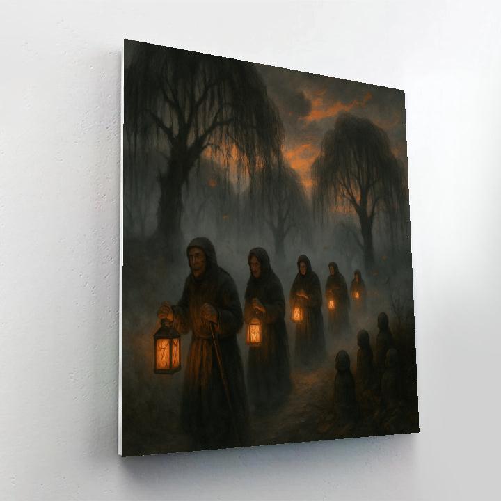 Willowgrave Lantern Parade DIY paint by numbers