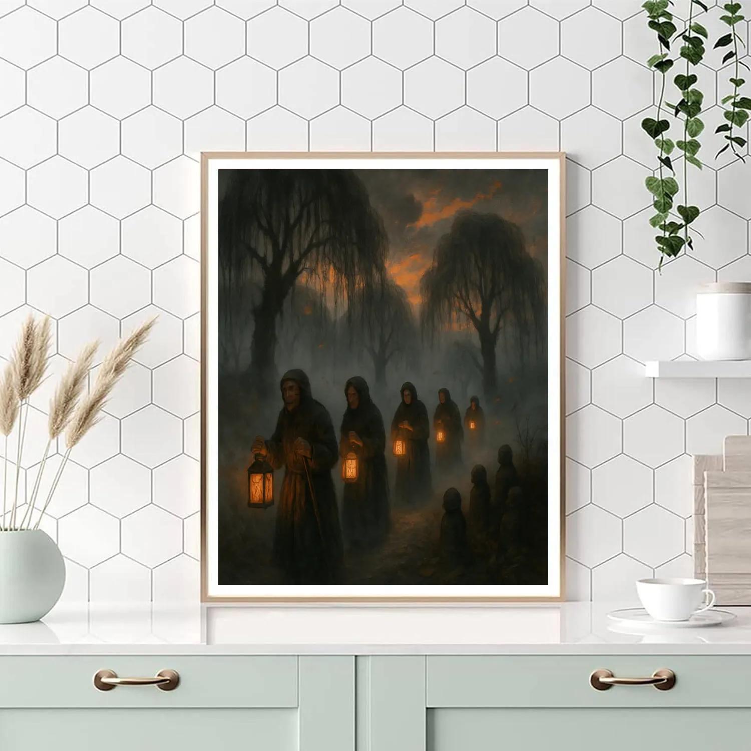 Willowgrave Lantern Parade DIY paint by numbers