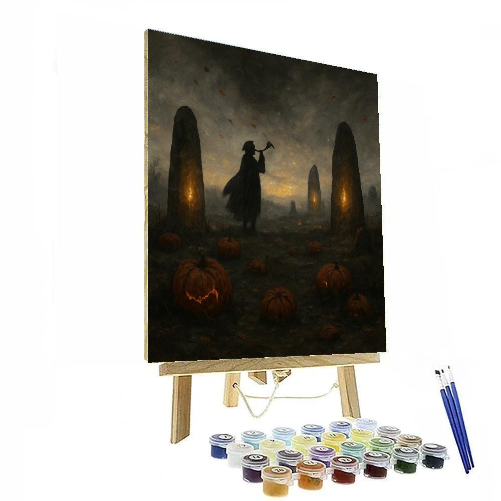 Pumpkin Moor And The Singing Stones paint by number
