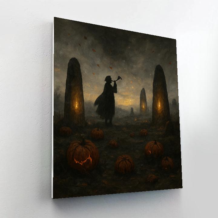 Pumpkin Moor And The Singing Stones paint by number