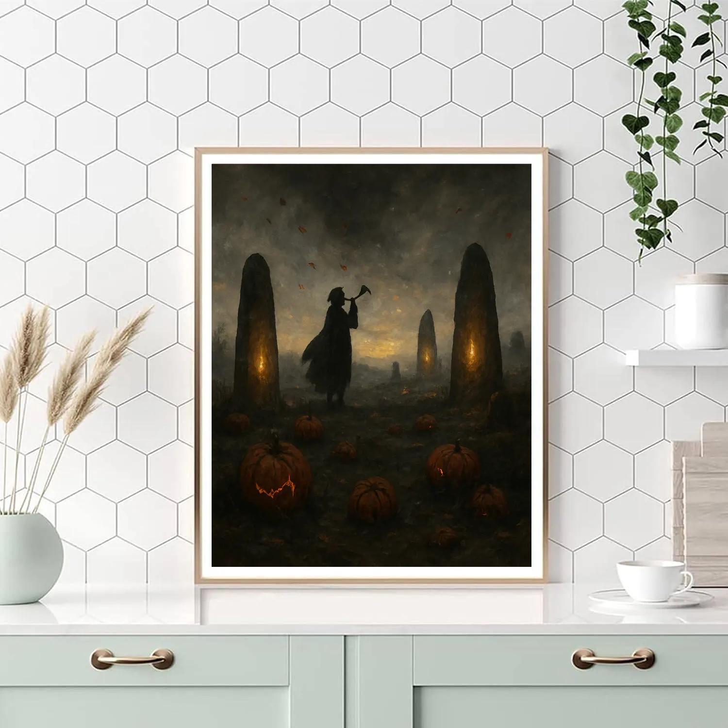 Pumpkin Moor And The Singing Stones paint by number