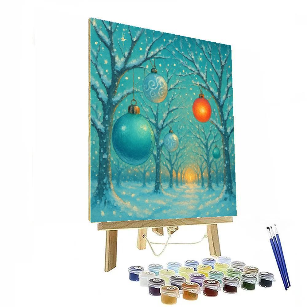 Ornament Orchard Twinkling Harvest DIY paint by numbers