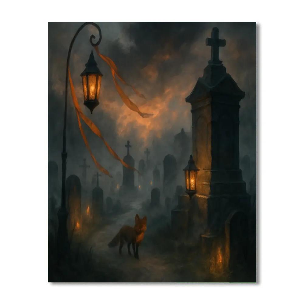 Hollowwind Cemetery Trail Paint by numbers kits