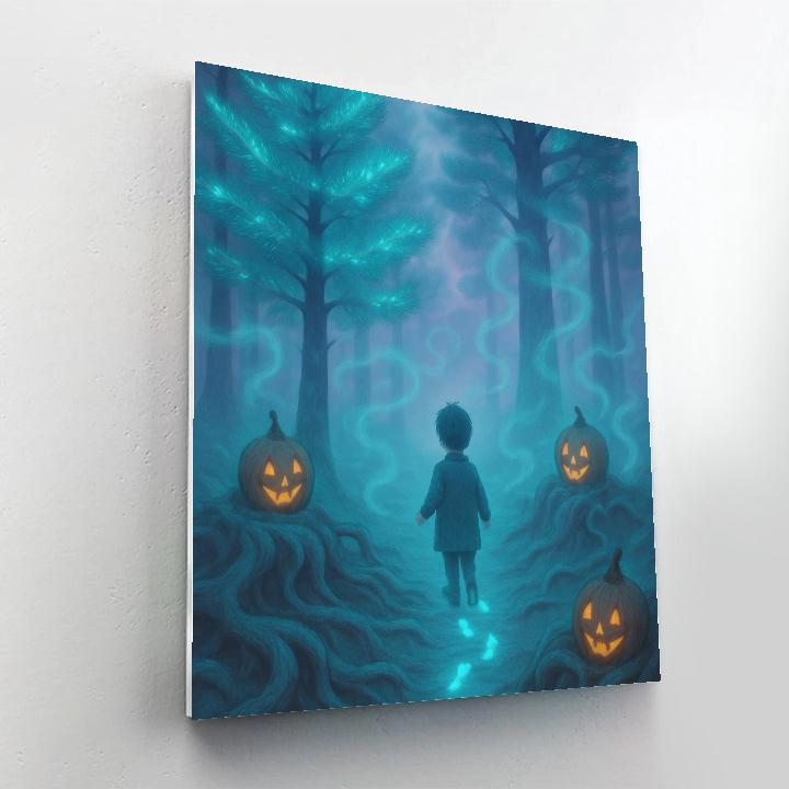 Grove Of Phosphor Pines Paint by numbers art