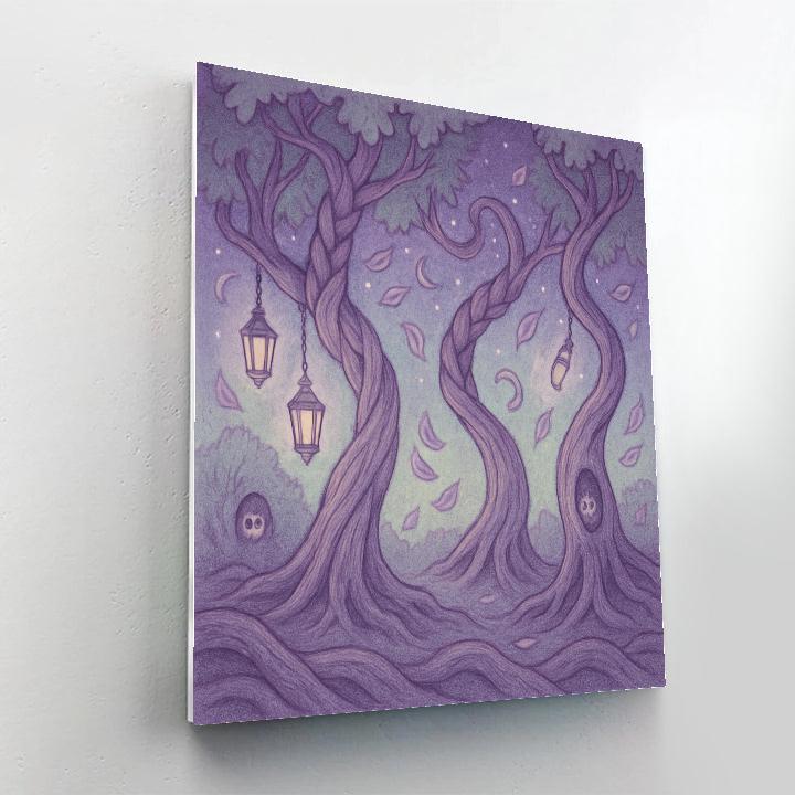 Waltz Of The Lantern Trees DIY paint by numbers