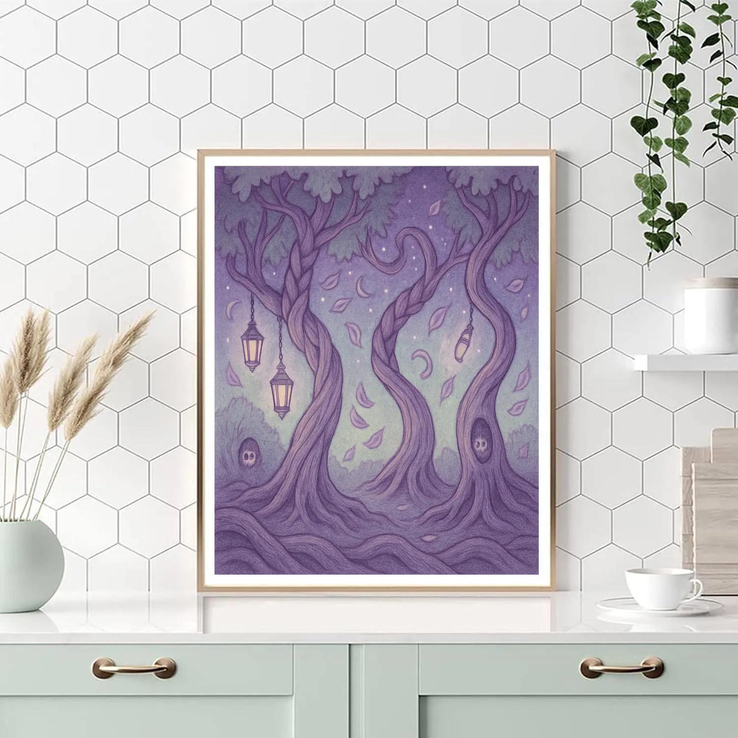 Waltz Of The Lantern Trees DIY paint by numbers