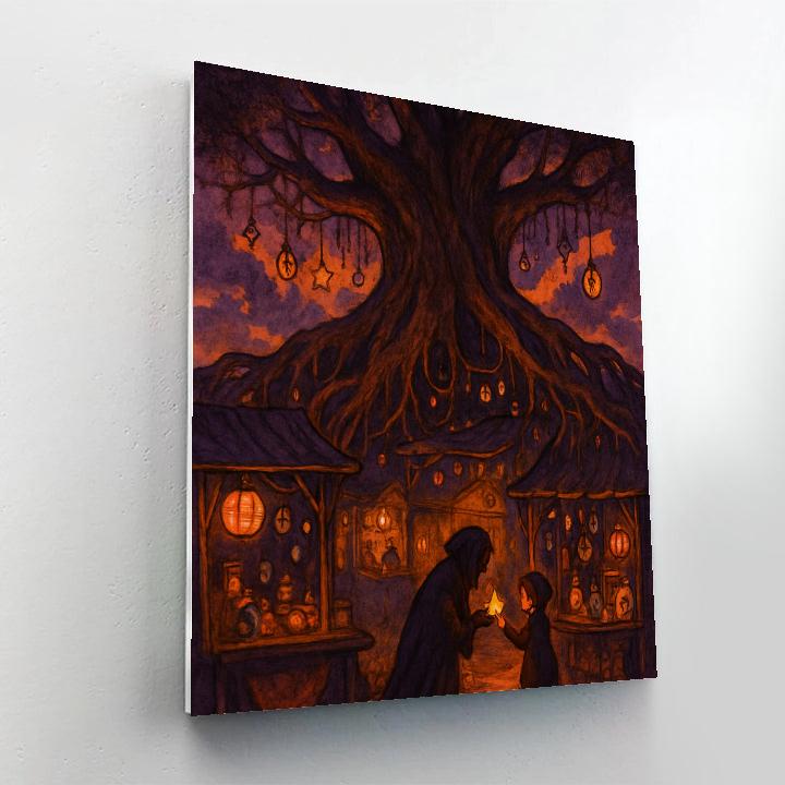 Shadowmarket Under The Old Elm DIY paint by numbers