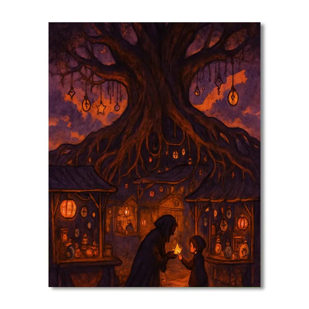 Shadowmarket Under The Old Elm DIY paint by numbers