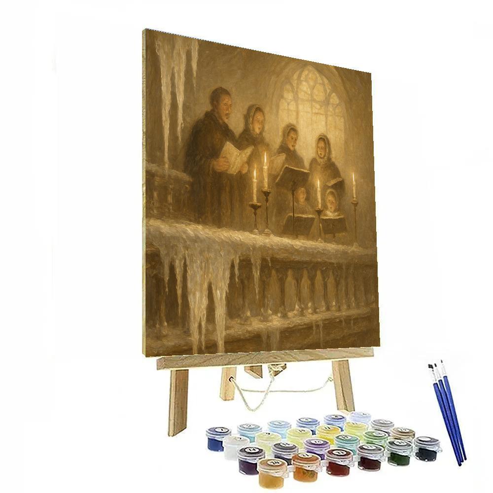 Glistening Icicle Choir Loft Paint by numbers kits