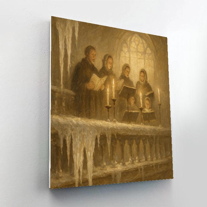 Glistening Icicle Choir Loft Paint by numbers kits