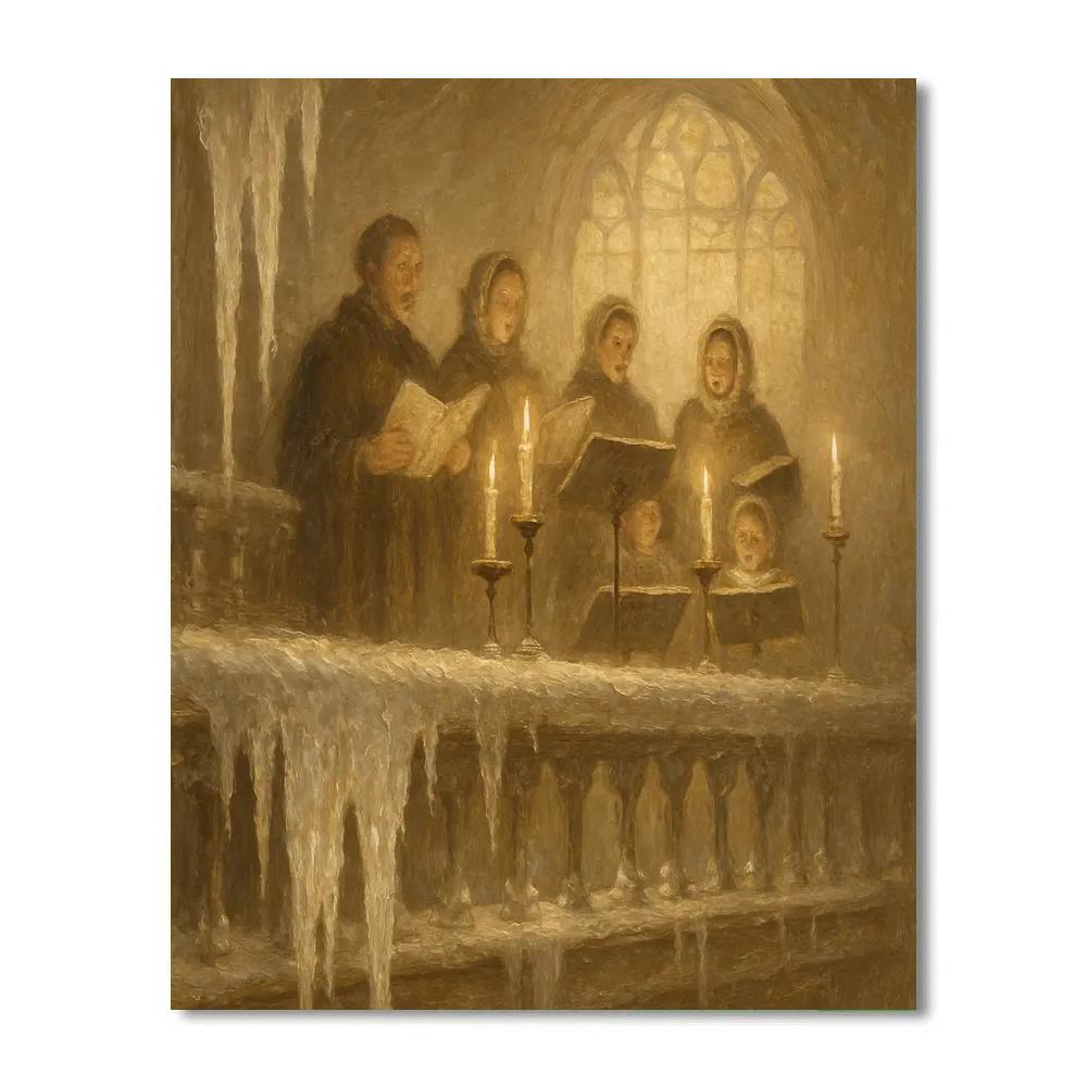 Glistening Icicle Choir Loft Paint by numbers kits