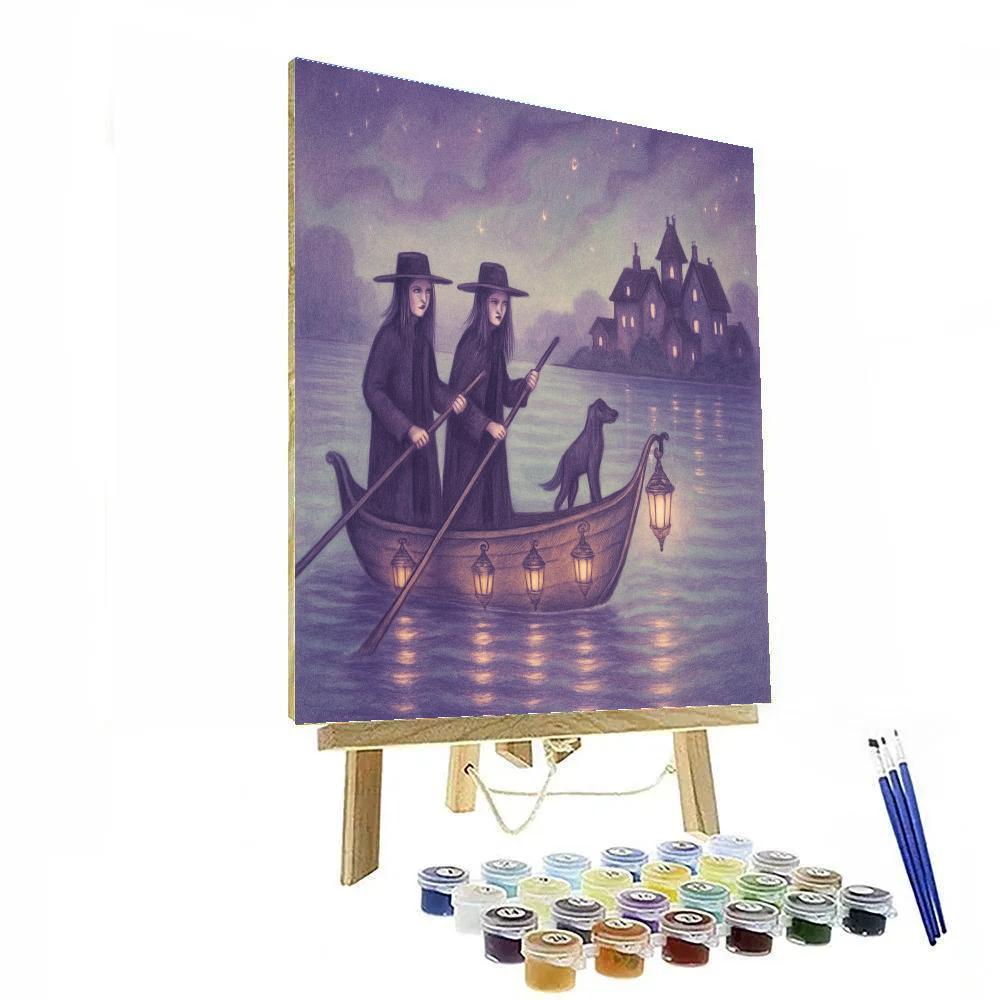The Lantern Ferry Crossing Numbered painting kits