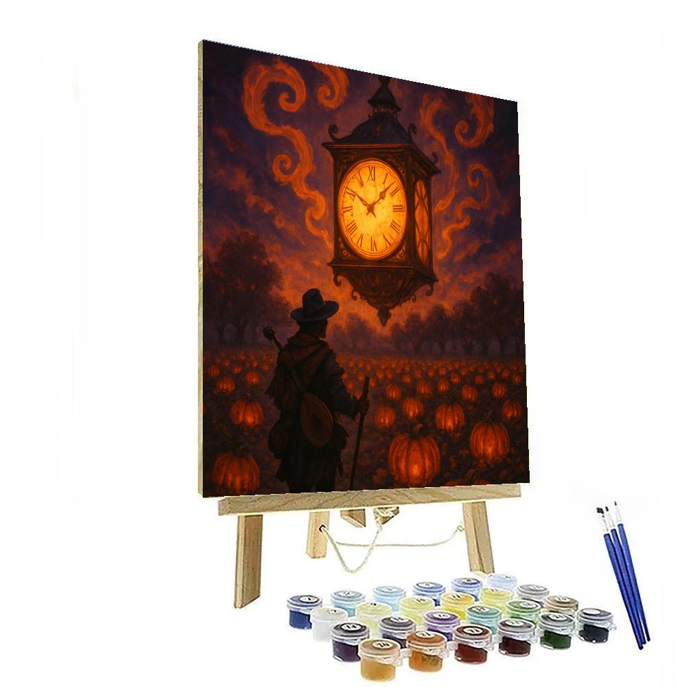 The Orchard Clock Of Ember painting number kit