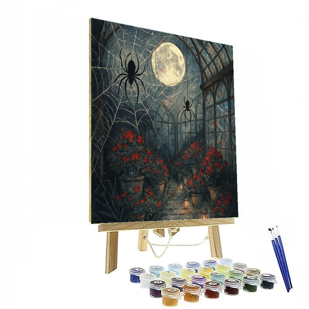 Twilight Of The Webbed Conservatory Number painting