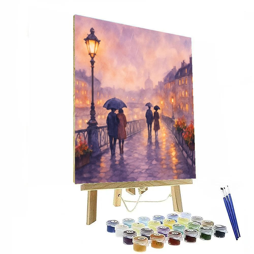 Lavender Bridge Evening Number painting