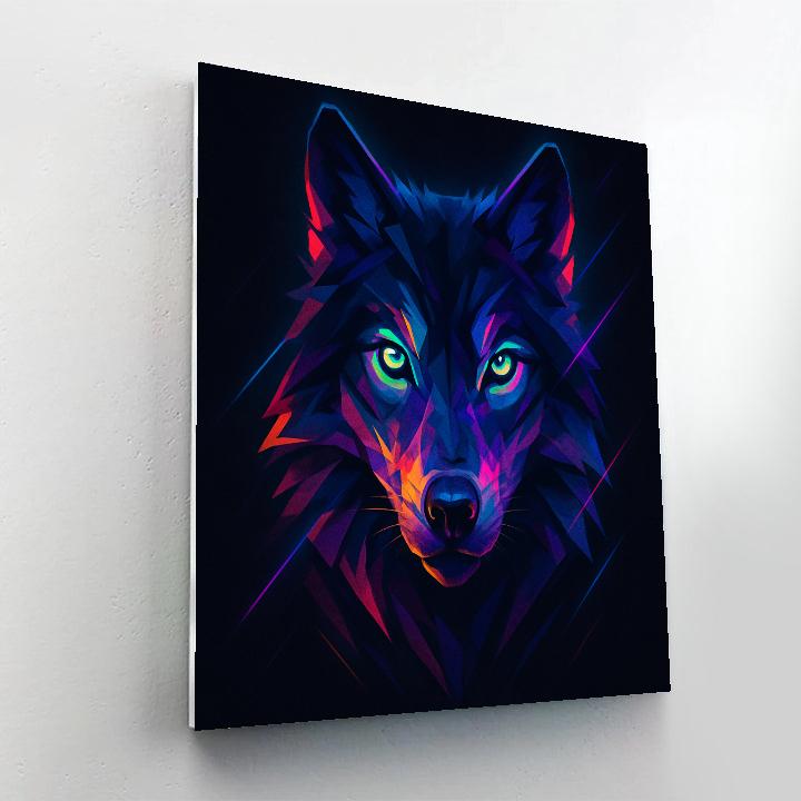Midnight Wolf Paint by numbers kits