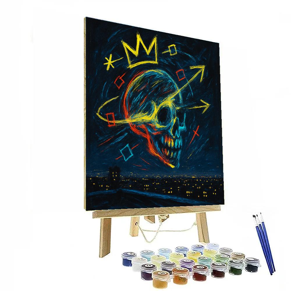 Basquiat Star Noise painting number kit