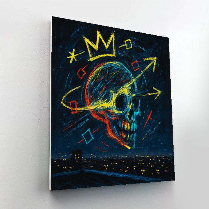 Basquiat Star Noise painting number kit