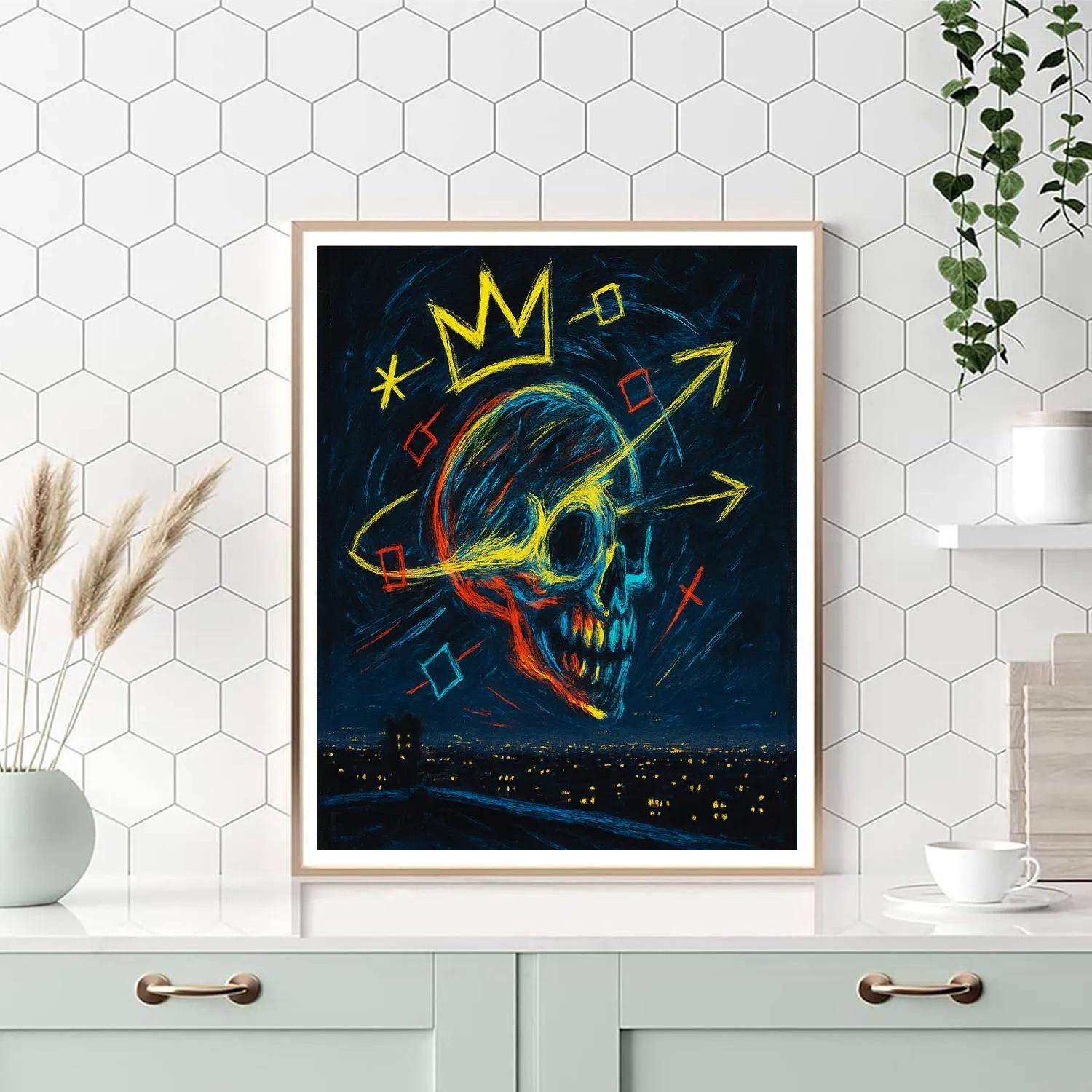 Basquiat Star Noise painting number kit