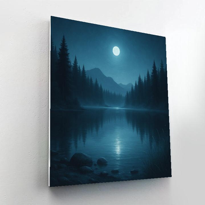 Moonlit Pine Lake Paint by numbers kits
