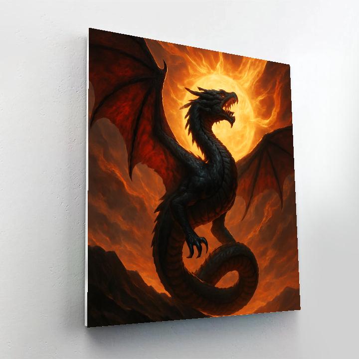 Dragon Solar Ascent Paint by numbers kits