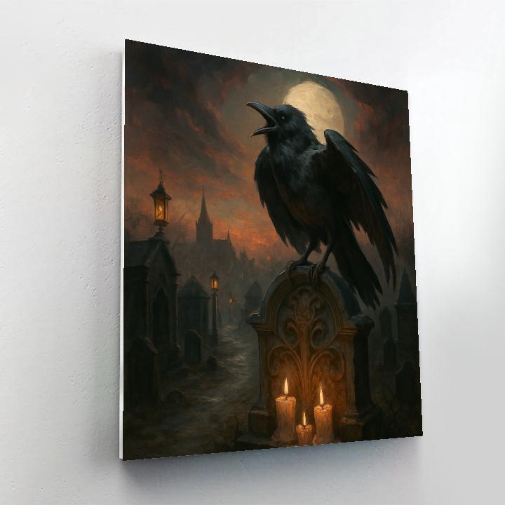 Gravestone Sonata In Amber DIY paint by numbers