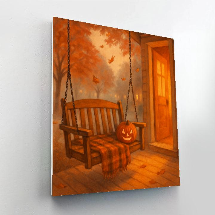 Porch Swing Autumn Lullaby Painting by numbers kit