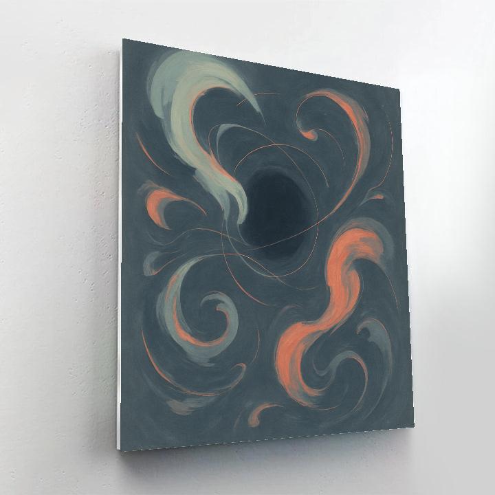 Abstract Gravity Drift DIY paint by numbers