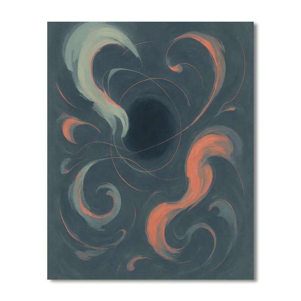 Abstract Gravity Drift DIY paint by numbers