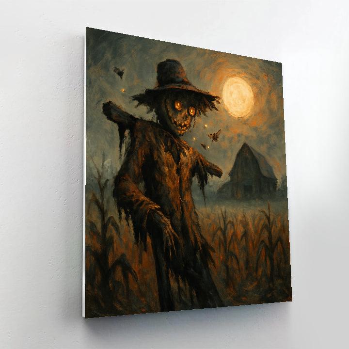 Fogbound Scarecrow Watch Painting by numbers kit