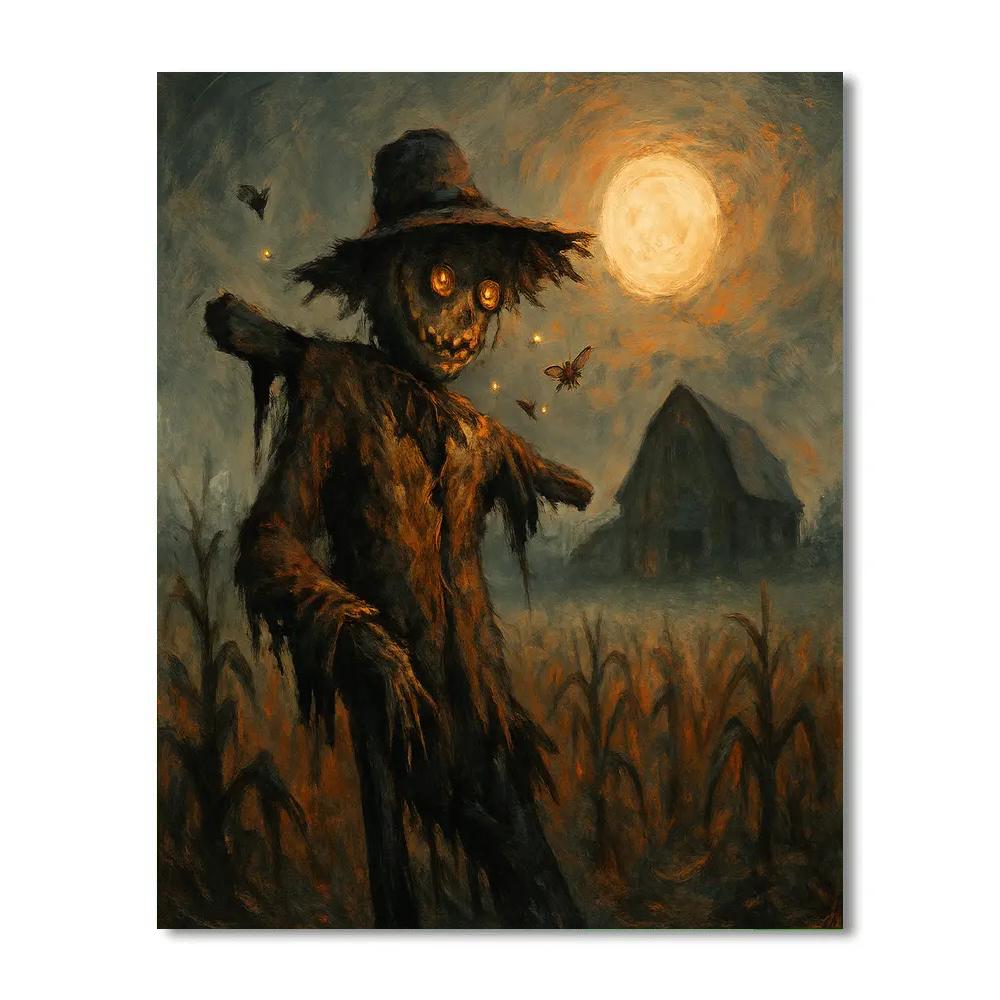 Fogbound Scarecrow Watch Painting by numbers kit