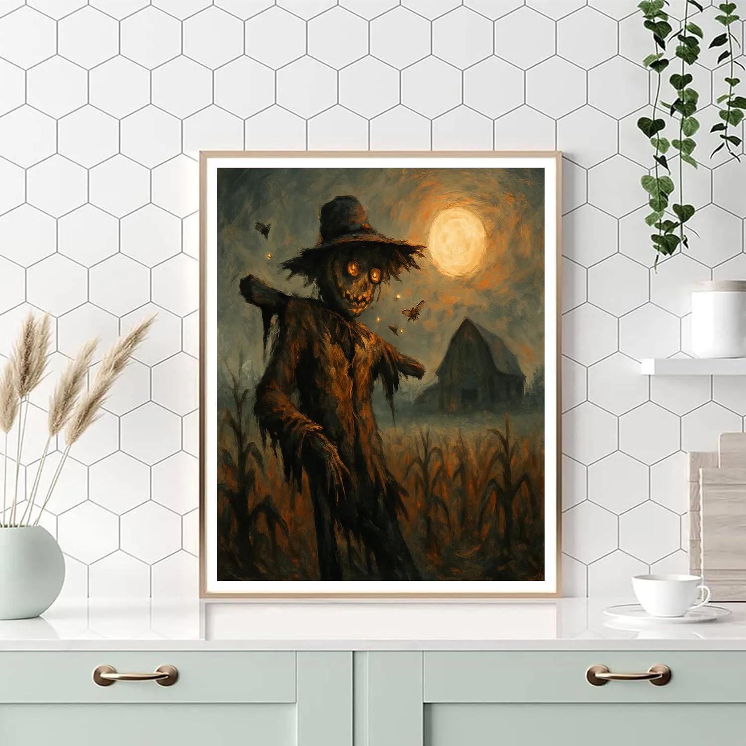 Fogbound Scarecrow Watch Painting by numbers kit