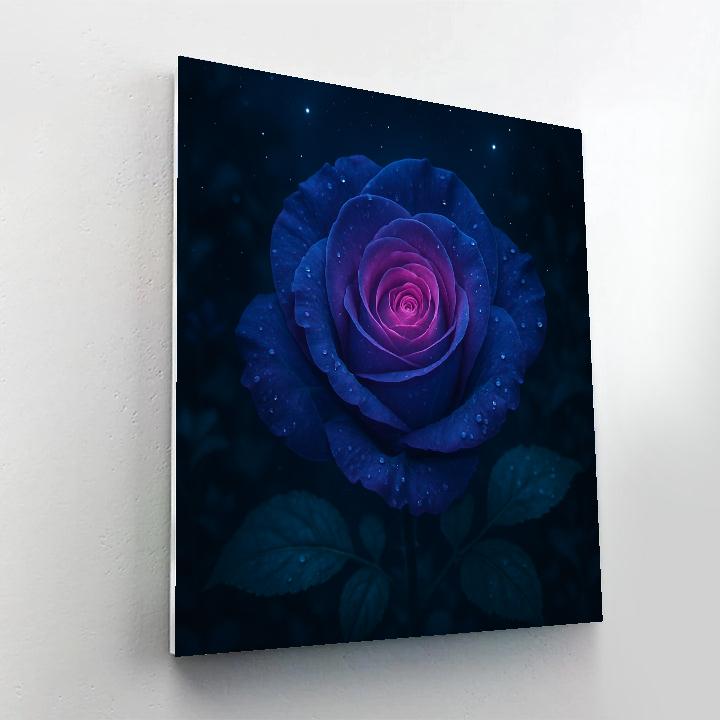 Flower Night Bloom Nebula paint by number