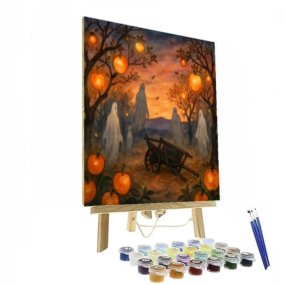 Phantom Orchard At Dusk Painting by numbers kit