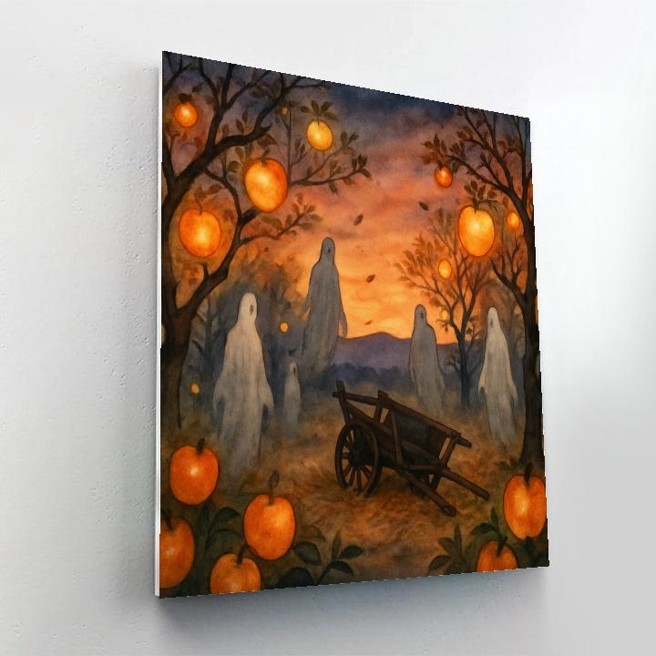 Phantom Orchard At Dusk Painting by numbers kit