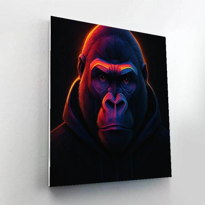 Spectrum Gorilla Stare paint by number