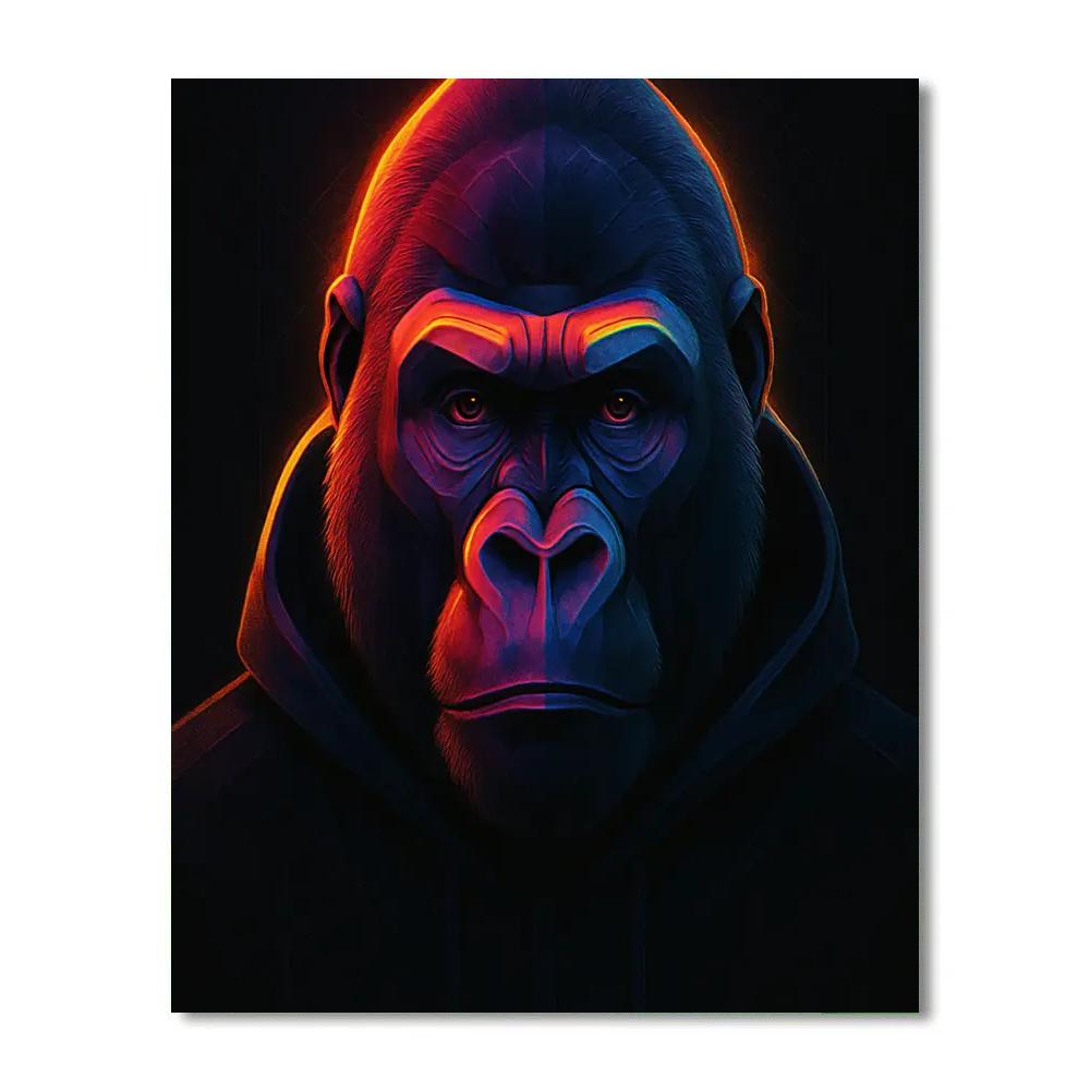 Spectrum Gorilla Stare paint by number