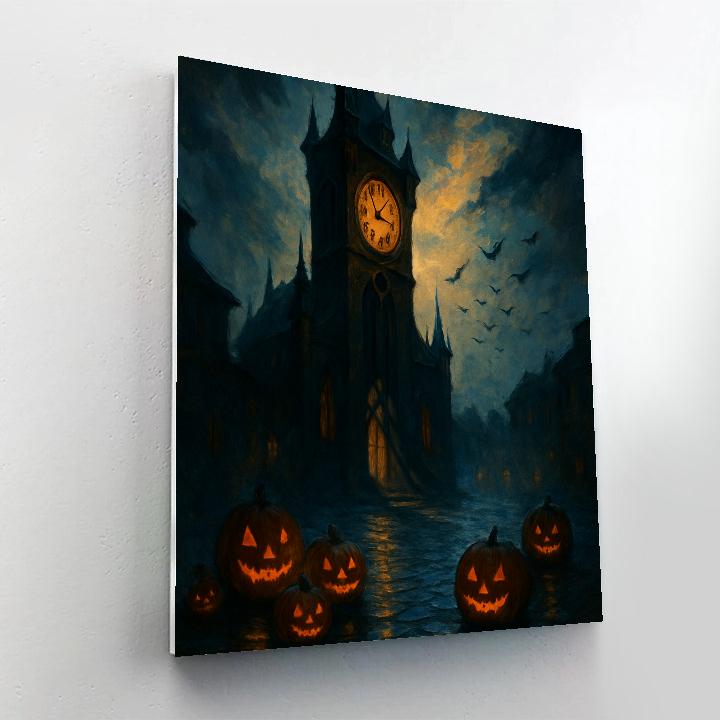 Clocktower Witching Hour paint by numbers