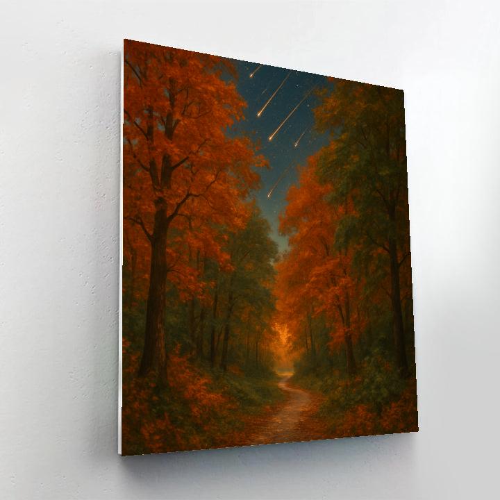 Autumn Meteor Canopy paint by color