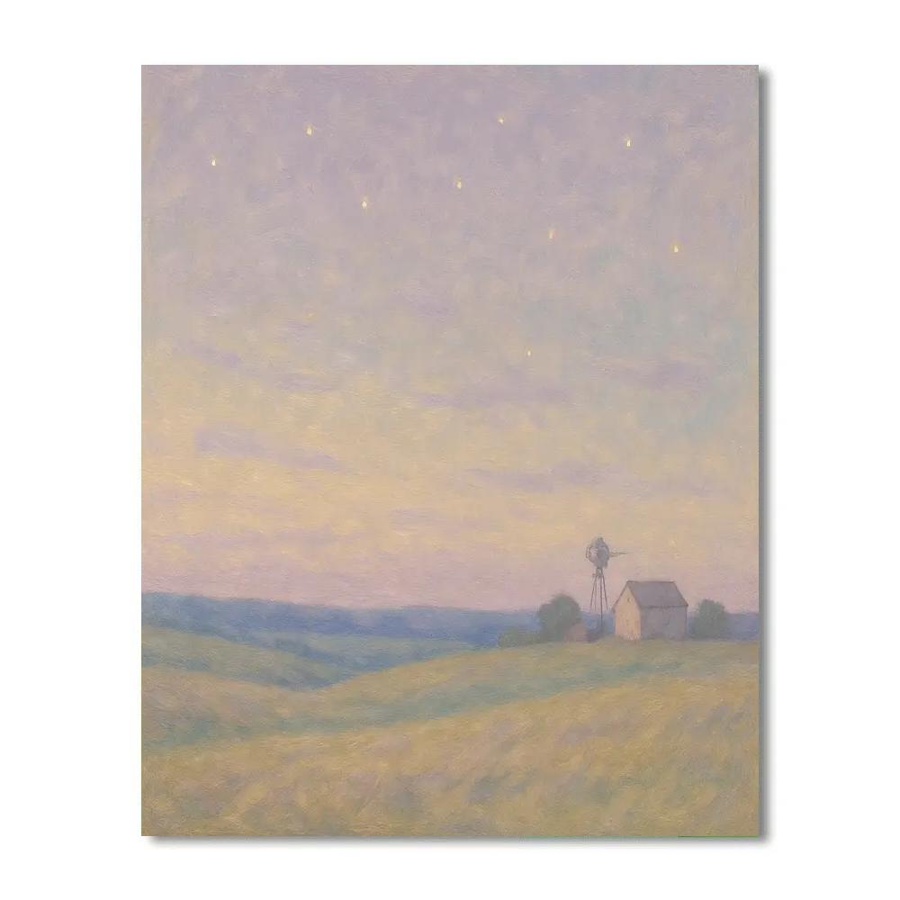 Lavender Dusk Constellations Paint by numbers kits