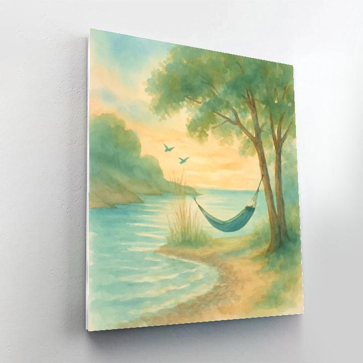 Hidden Cove Summer Dawn painting number kit