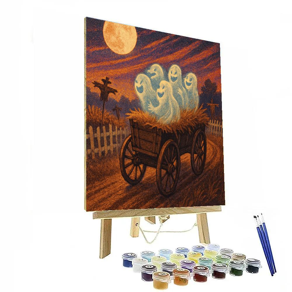 Spectral Hayride Hollow DIY paint by numbers