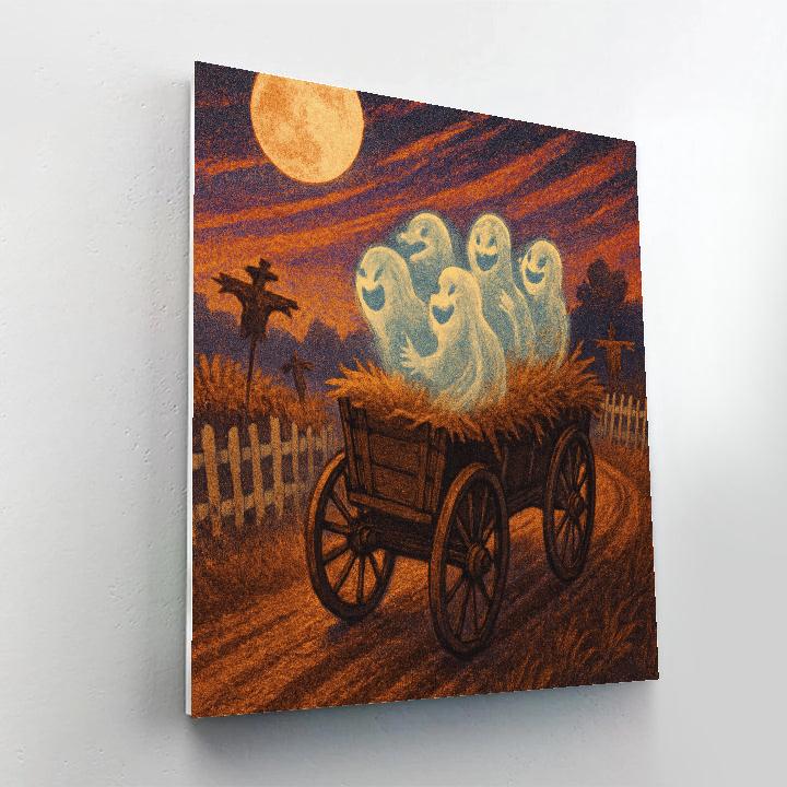 Spectral Hayride Hollow DIY paint by numbers