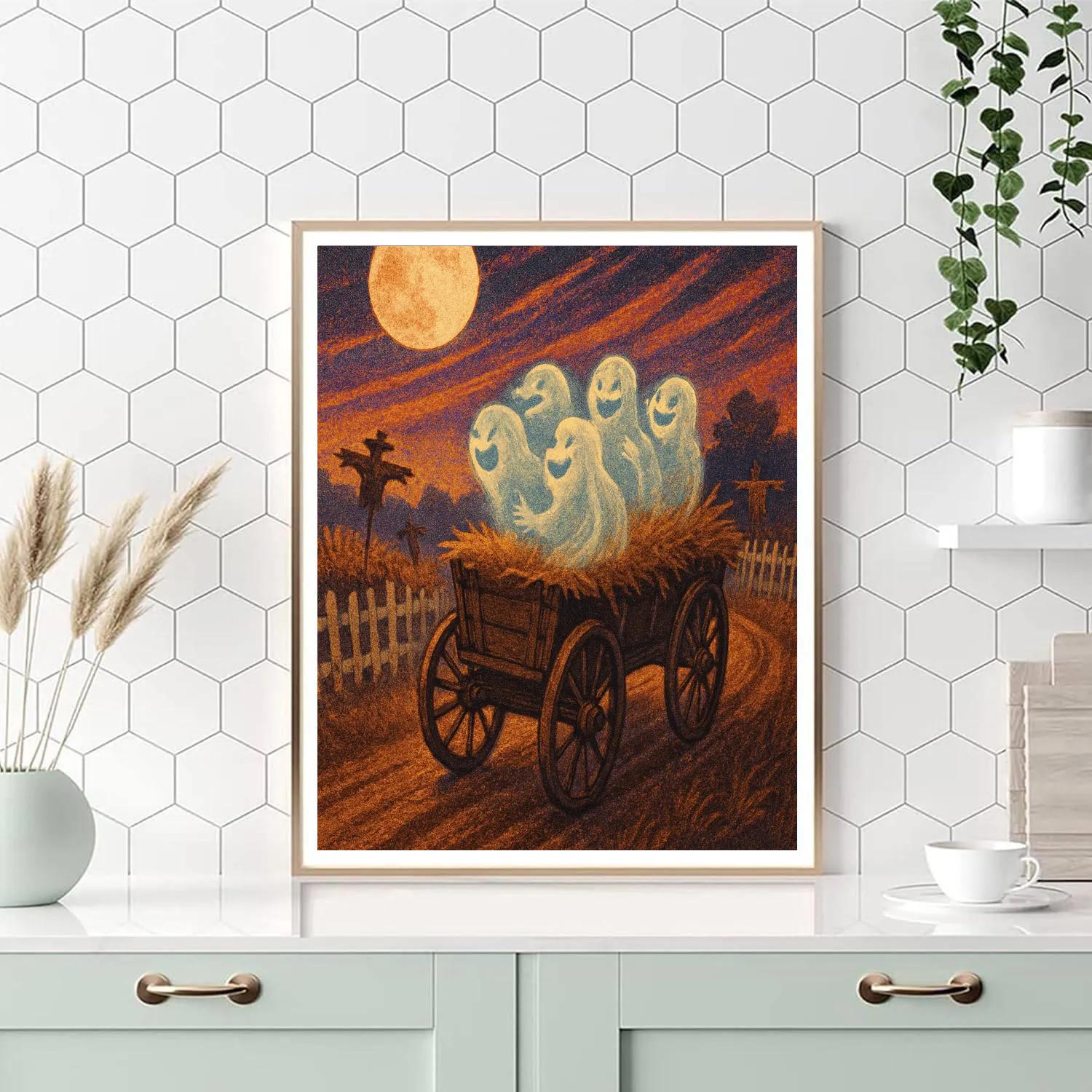Spectral Hayride Hollow DIY paint by numbers