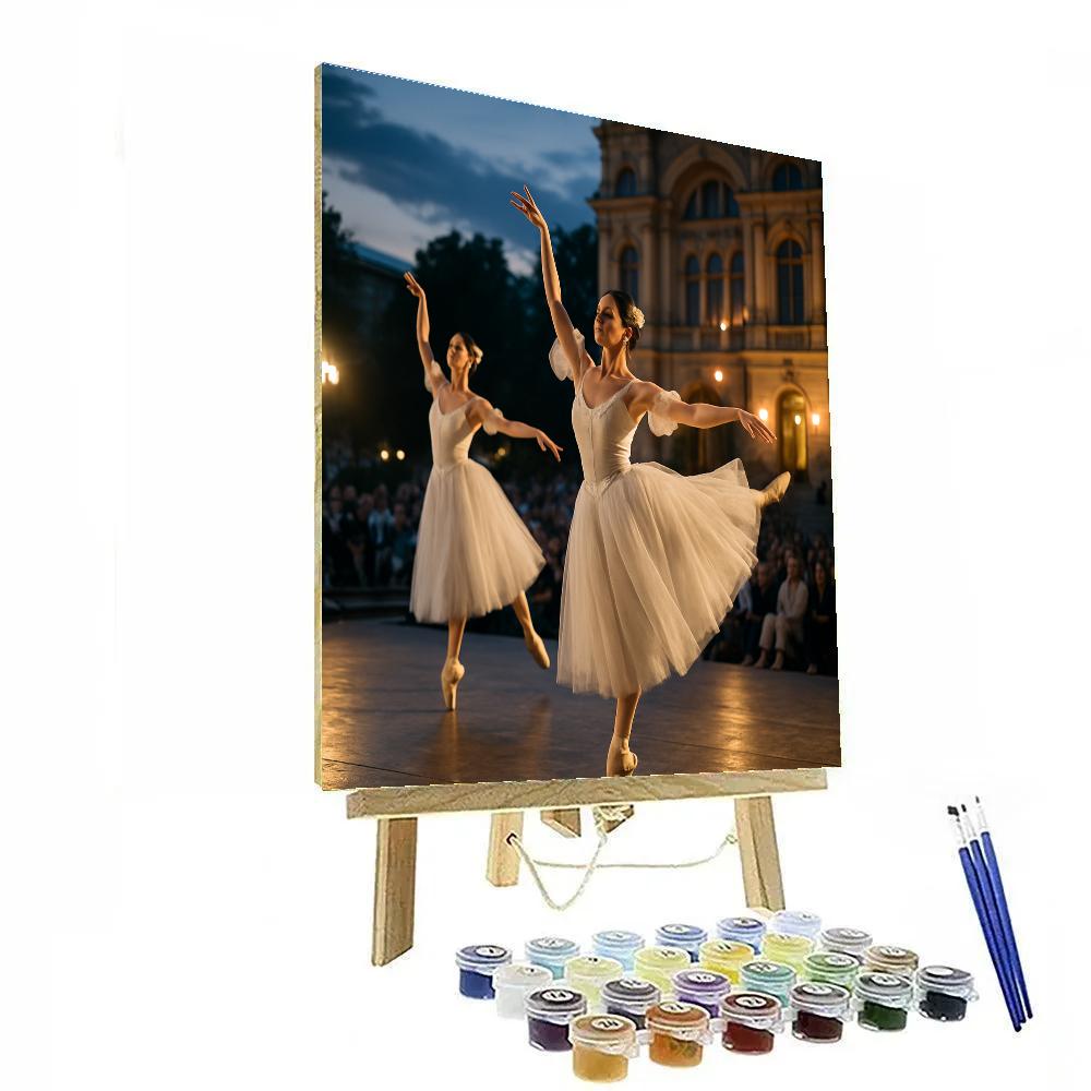White Nights Ballet Open Air Number painting