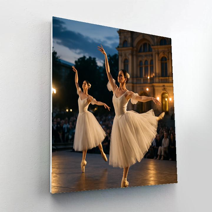 White Nights Ballet Open Air Number painting