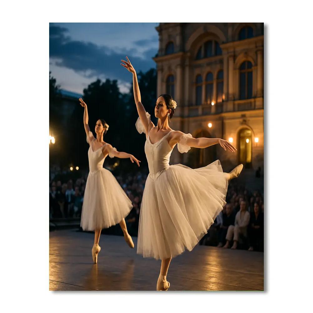 White Nights Ballet Open Air Number painting