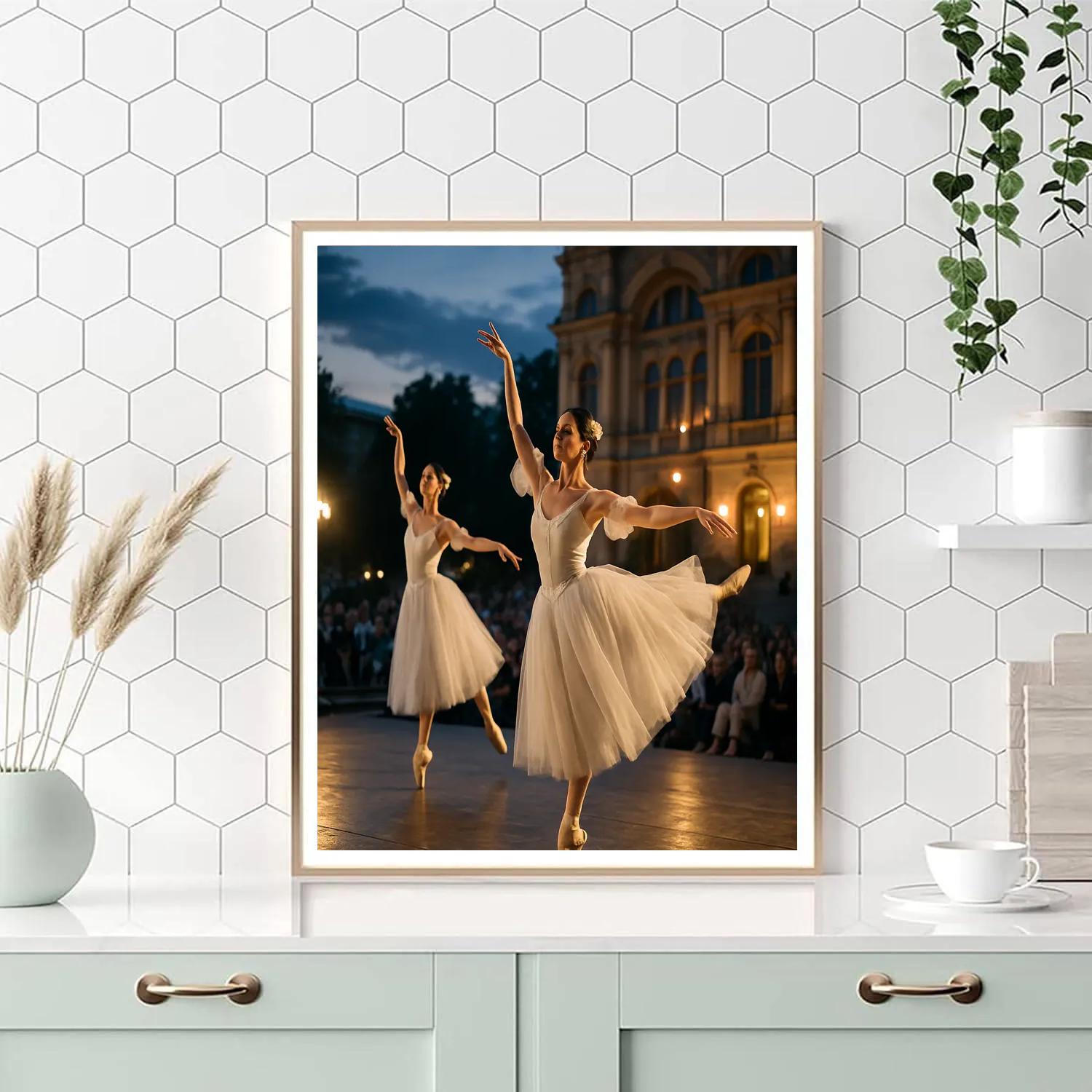 White Nights Ballet Open Air Number painting