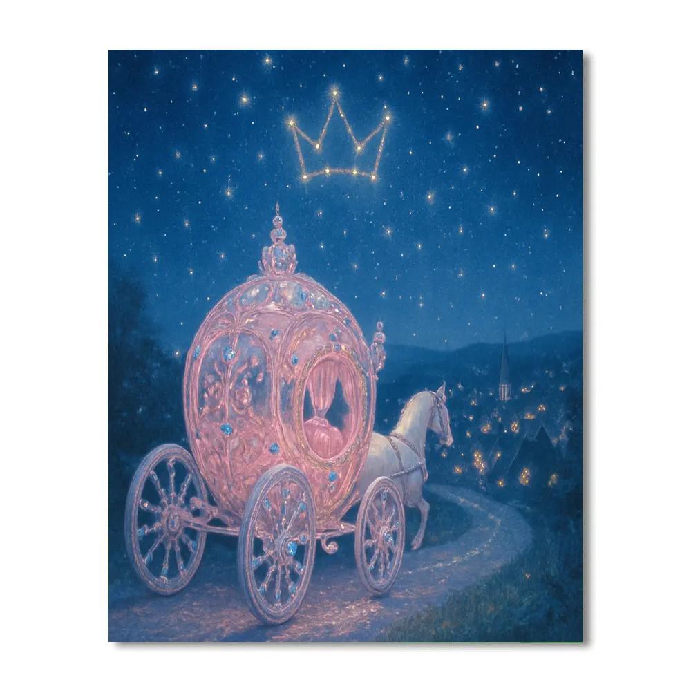 Princess Starbound Carriage paint by number